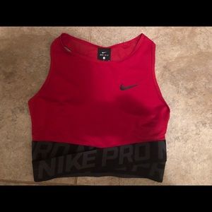 Nike Pro Intertwist crop top/bra size S